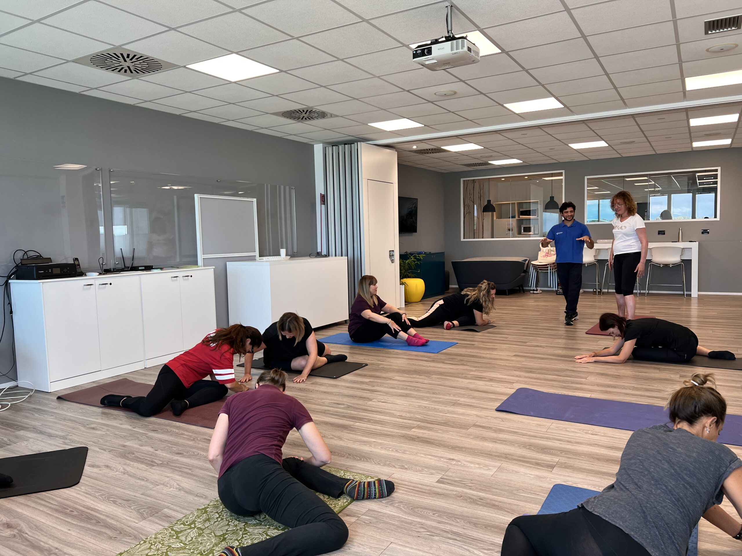 Ginnastica posturale in azienda